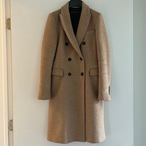 Zara Long Camel Coat